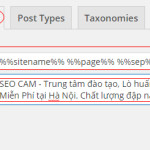 ONPAGE WP 3: Tối ưu SEO Meta Title, Description cho trang chủ WordPress