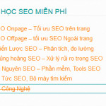 ONPAGE WP 10: Menu (trình đơn) và điều hướng Dofollow, Nofollow
